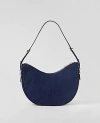 Ann Taylor Denim Small Shoulder Bag In Dark Denim