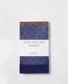 Ann Taylor Dotted Sheer Crew Sock Set In Night Sky