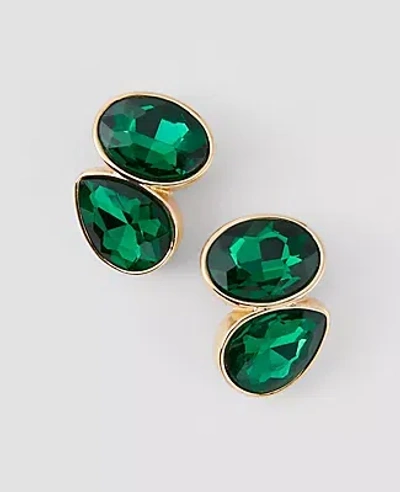 Ann Taylor Double Crystal Stud Earrings