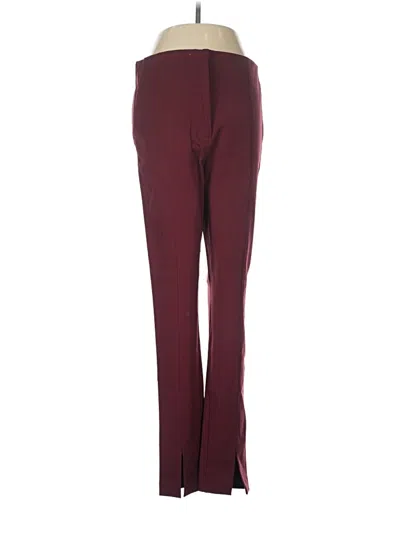 Ann Taylor Dress Pants In Burgundy