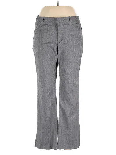 Pre-owned Ann Taylor Dress Pants In Gray