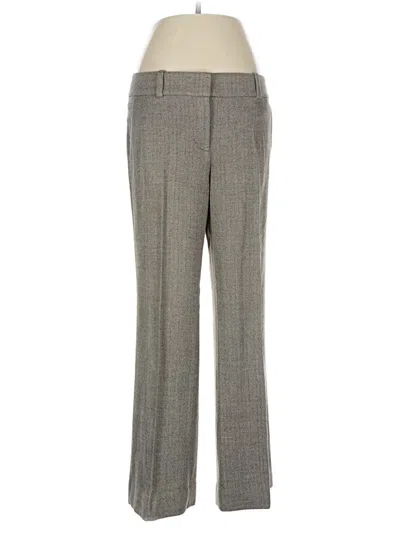 Pre-owned Ann Taylor Dress Pants In Gray
