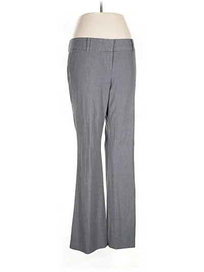 Pre-owned Ann Taylor Dress Pants In Gray
