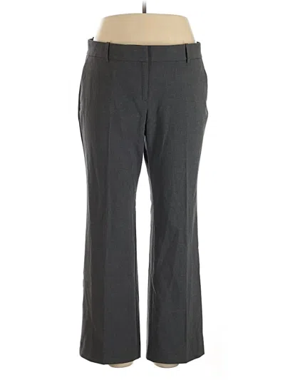 Pre-owned Ann Taylor Dress Pants In Gray
