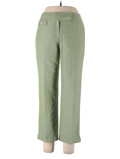 Pre-owned Ann Taylor Dress Pants In Green