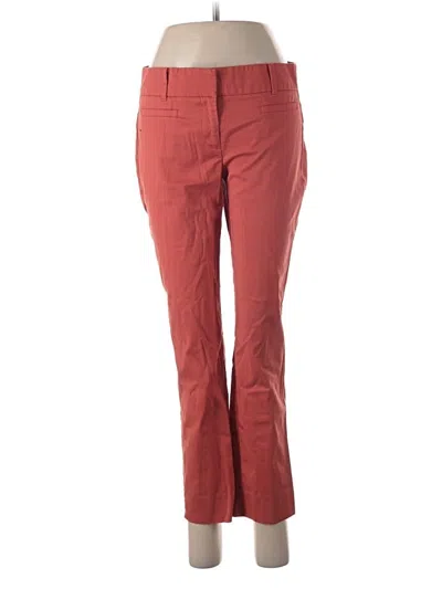 Pre-owned Ann Taylor Dress Pants In Red