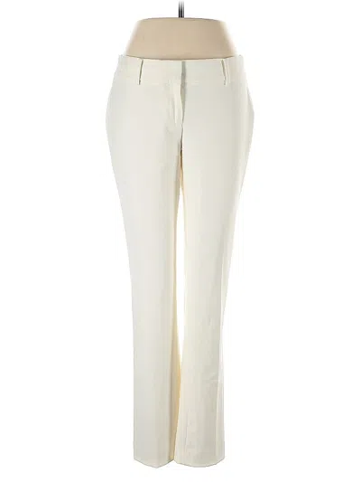 Pre-owned Ann Taylor Dress Pants In White