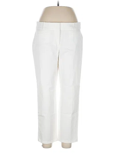 Pre-owned Ann Taylor Dress Pants In White