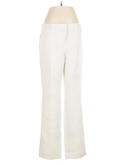 Pre-owned Ann Taylor Dress Pants In White