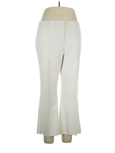 Pre-owned Ann Taylor Dress Pants In White