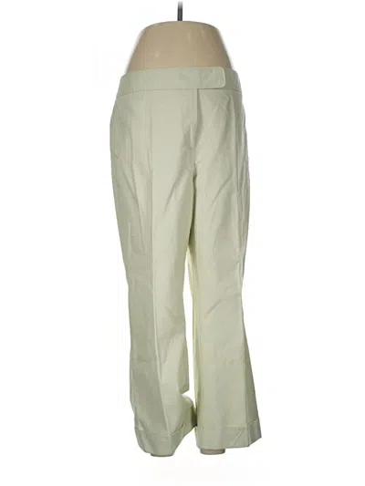 Pre-owned Ann Taylor Dress Pants In White