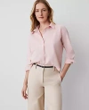 Ann Taylor Drop Shoulder Shirt In Berry Mousse
