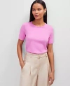 Ann Taylor Easy Sweater Tee In Pink