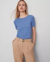 Ann Taylor Easy Sweater Tee In Blue