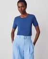 Ann Taylor Easy Sweater Tee In Calm Shores