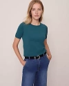 Ann Taylor Easy Sweater Tee In Green