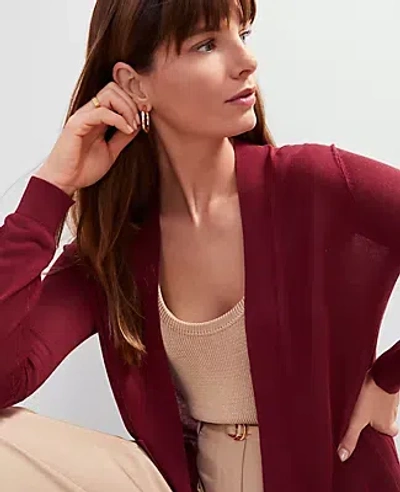 Ann Taylor Essential Open Cardigan
