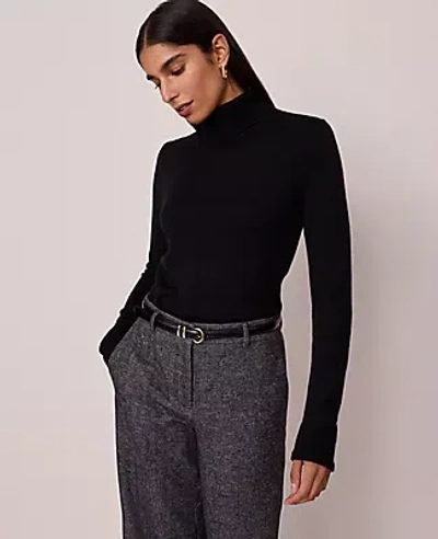 Ann Taylor Essential Turtleneck Sweater In Black