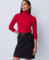 Ann Taylor Essential Turtleneck Sweater In Red