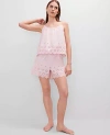 Ann Taylor Eyelet Pajama Set In Pink