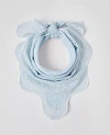 Ann Taylor Eyelet Square Scarf In Zephyr Blue