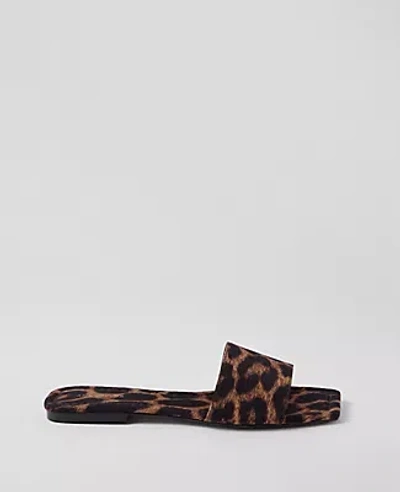 Ann Taylor Fabric Slide Sandals