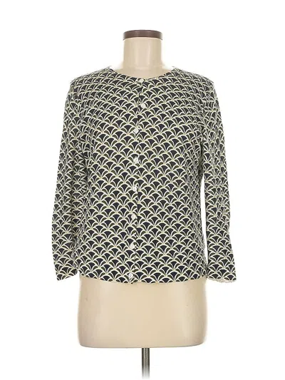 Pre-owned Ann Taylor Factory 3/4 Sleeve T-shirt In Yellow