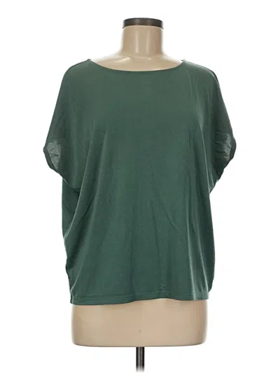 Pre-owned Ann Taylor Factory 3/4 Sleeve T-shirt In Green