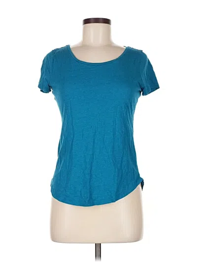 Pre-owned Ann Taylor Factory Active T-shirt In Teal