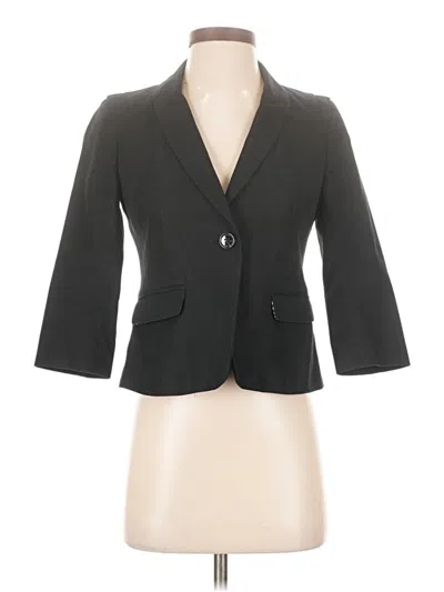 Pre-owned Ann Taylor Factory Blazer Jacket In Black