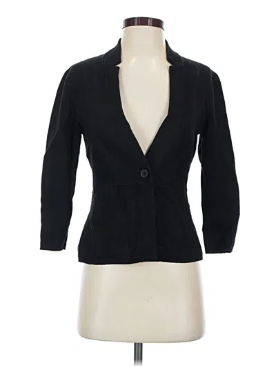Pre-owned Ann Taylor Factory Blazer Jacket In Black