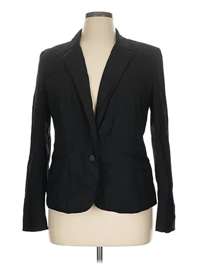 Pre-owned Ann Taylor Factory Blazer Jacket In Black