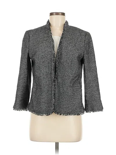 Pre-owned Ann Taylor Factory Blazer Jacket In Blue