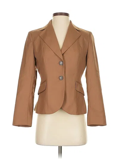 Pre-owned Ann Taylor Factory Blazer Jacket In Brown