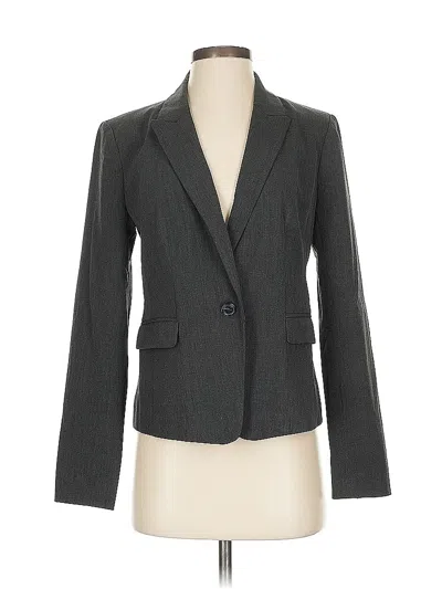 Pre-owned Ann Taylor Factory Blazer Jacket In Gray