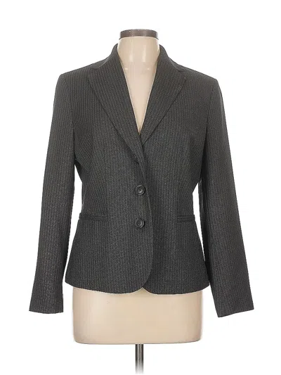 Pre-owned Ann Taylor Factory Blazer Jacket In Gray