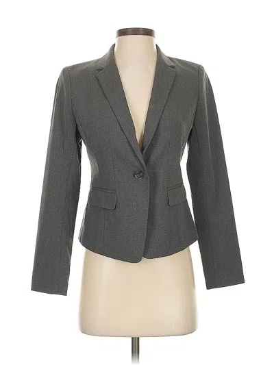 Pre-owned Ann Taylor Factory Blazer Jacket In Gray