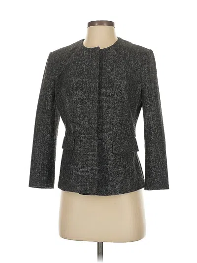 Pre-owned Ann Taylor Factory Blazer Jacket In Gray