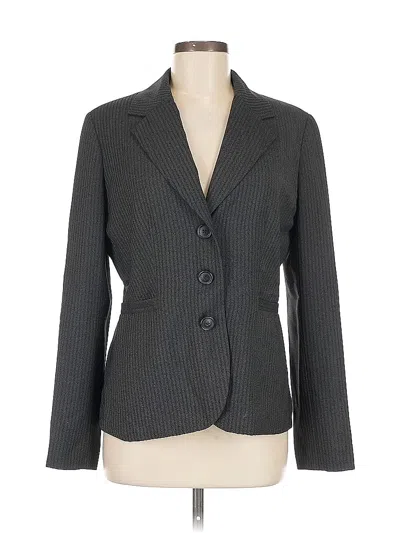 Pre-owned Ann Taylor Factory Blazer Jacket In Gray