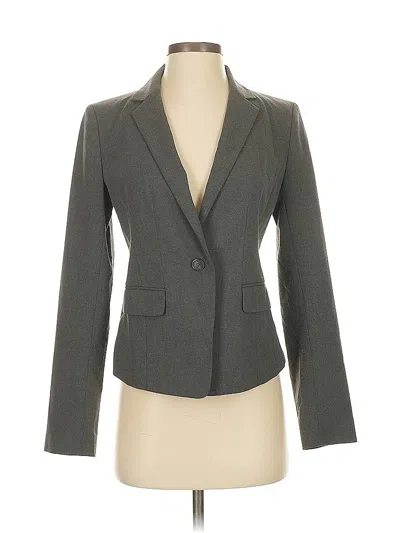 Pre-owned Ann Taylor Factory Blazer Jacket In Gray