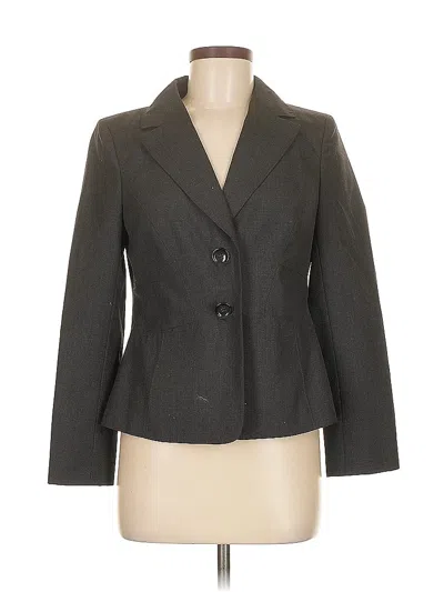 Pre-owned Ann Taylor Factory Blazer Jacket In Gray