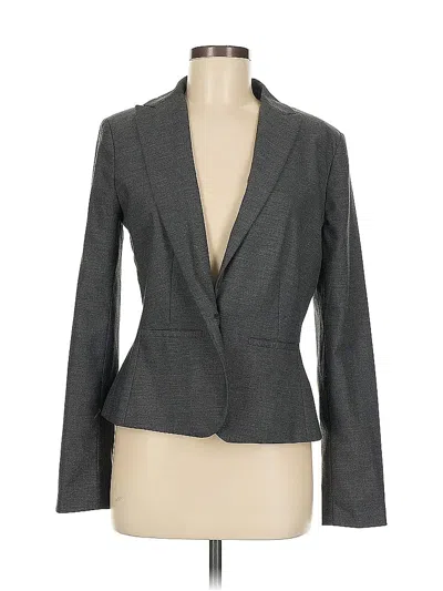 Pre-owned Ann Taylor Factory Blazer Jacket In Gray