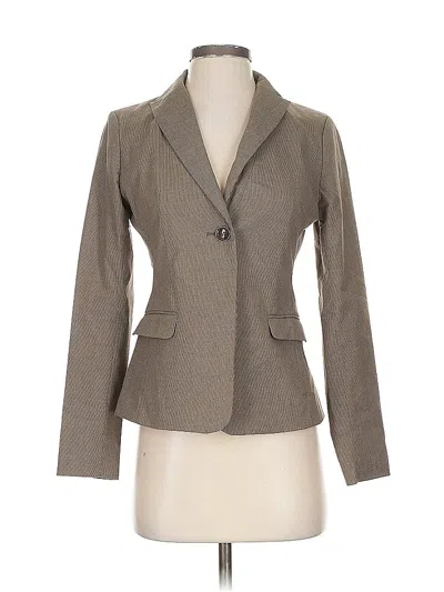 Pre-owned Ann Taylor Factory Blazer Jacket In Gray