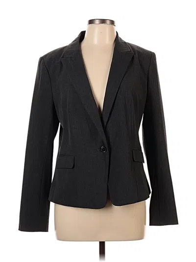 Pre-owned Ann Taylor Factory Blazer Jacket In Gray