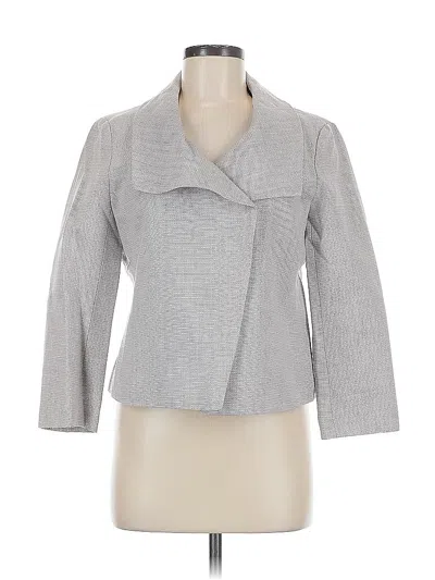 Pre-owned Ann Taylor Factory Blazer Jacket In Gray