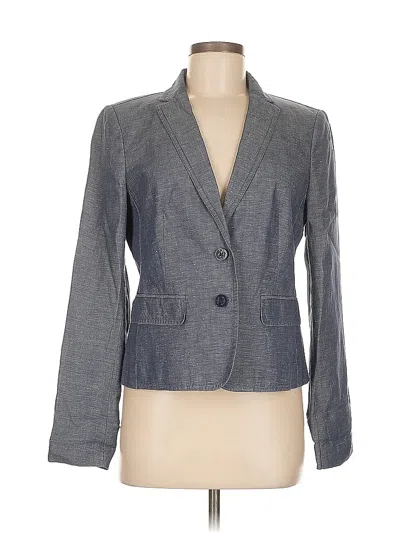 Pre-owned Ann Taylor Factory Blazer Jacket In Gray