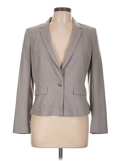 Pre-owned Ann Taylor Factory Blazer Jacket In Gray
