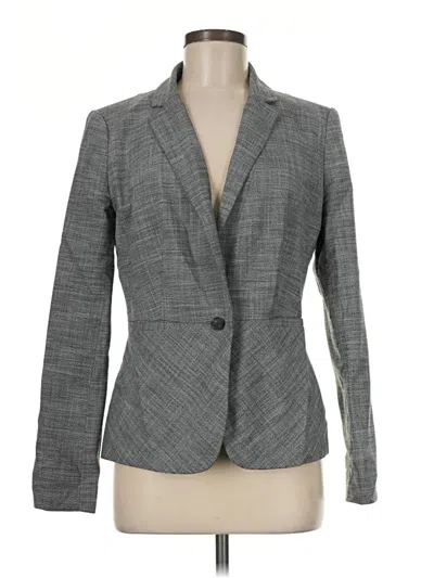 Pre-owned Ann Taylor Factory Blazer Jacket In Gray