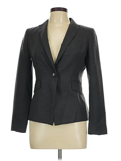 Pre-owned Ann Taylor Factory Blazer Jacket In Gray