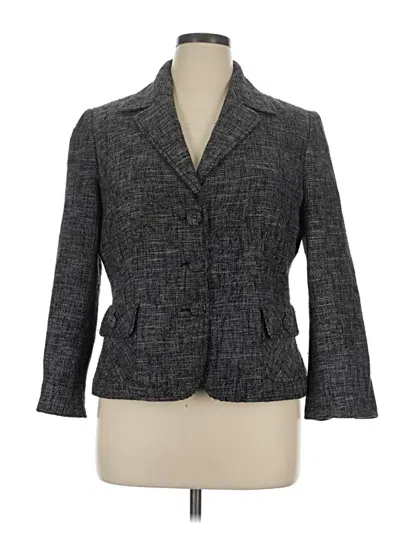 Pre-owned Ann Taylor Factory Blazer Jacket In Gray